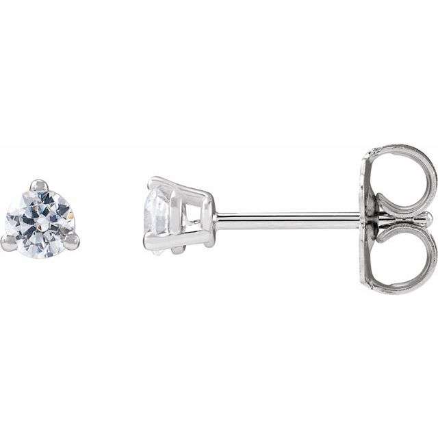 14K 1/5 CTW Lab-Grown Diamond Stud Earrings