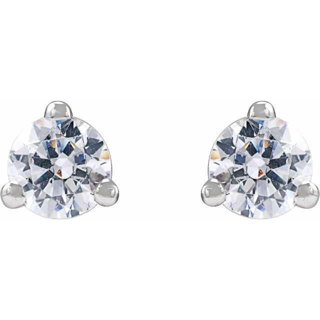 14K 1/5 CTW Lab-Grown Diamond Stud Earrings