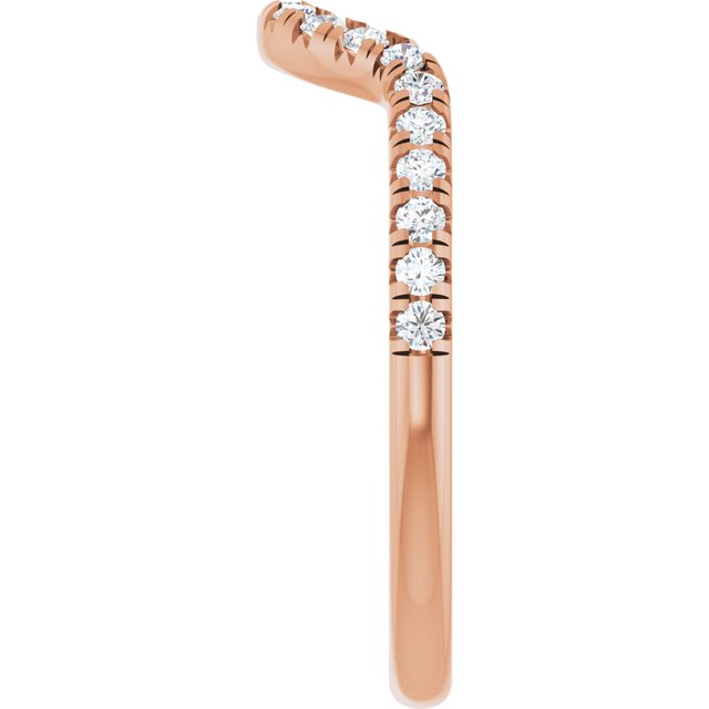 14K Rose 1/3 CTW Lab-Grown Diamond Band