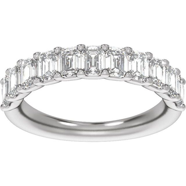 14K White 2 1/5 CTW Lab-Grown Diamond Band