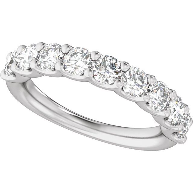 14K White 1 7/8 CTW Lab-Grown Diamond Band