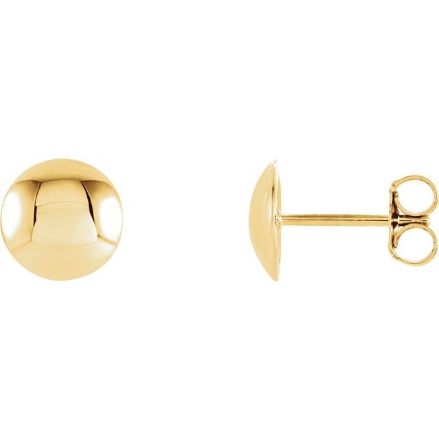 18K Circle Earrings
