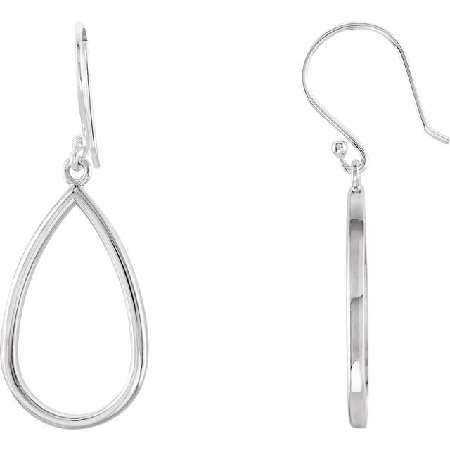 14K Teardrop Earrings