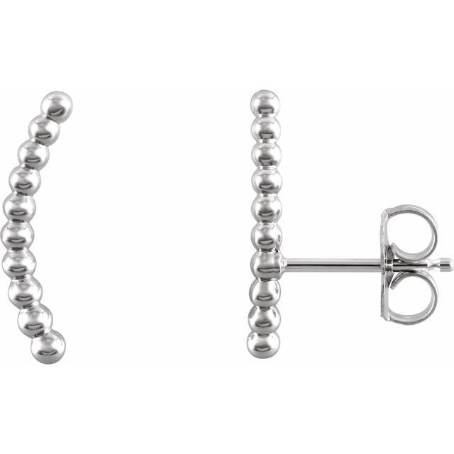 Beaded Ear Climbers