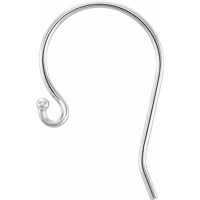 Sterling Silver French Wire Earring Top