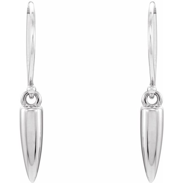 Sterling Silver Geometric Dangle Earrings