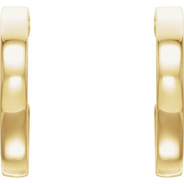 14K Vintage-Inspired Hoop Earrings