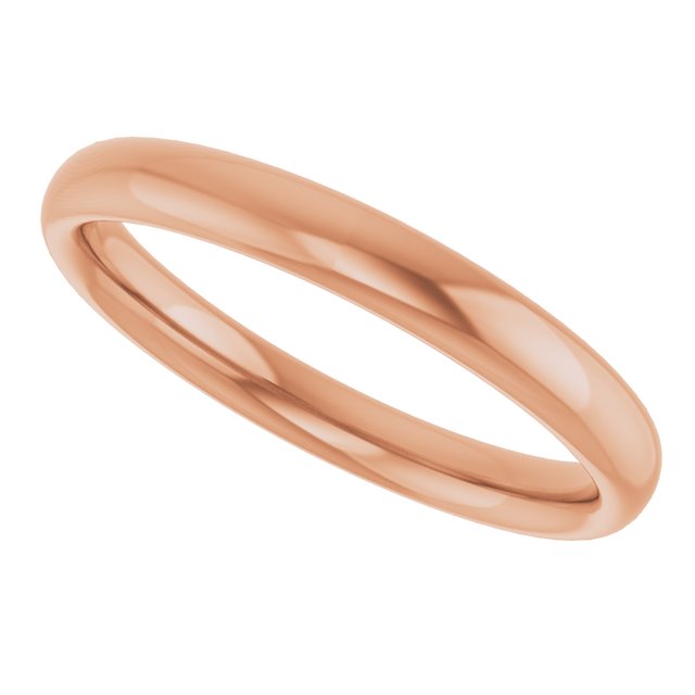 14K Rose Wedding Band