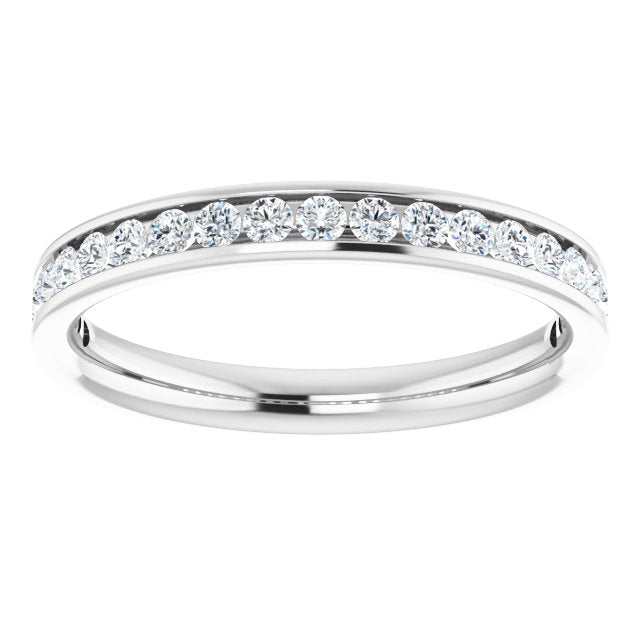 14K for Round Natural Diamond Ring
