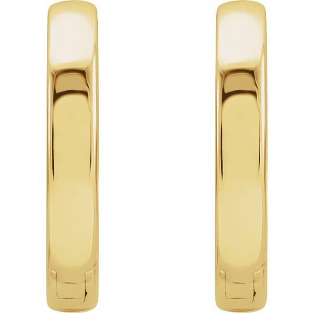 18K Hinged Hoop Earrings