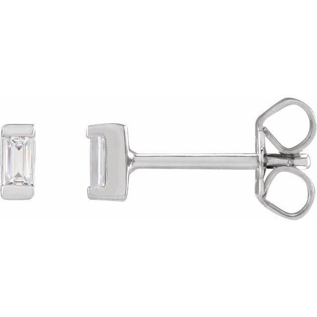 14K .08 CTW Lab-Grown Diamond Earrings