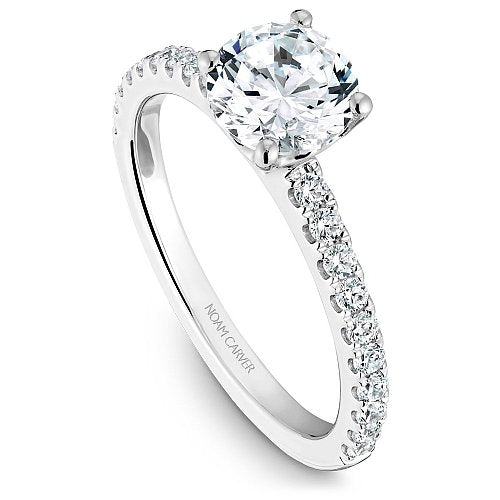 Platinum 950 Noam Carver Engagement Ring