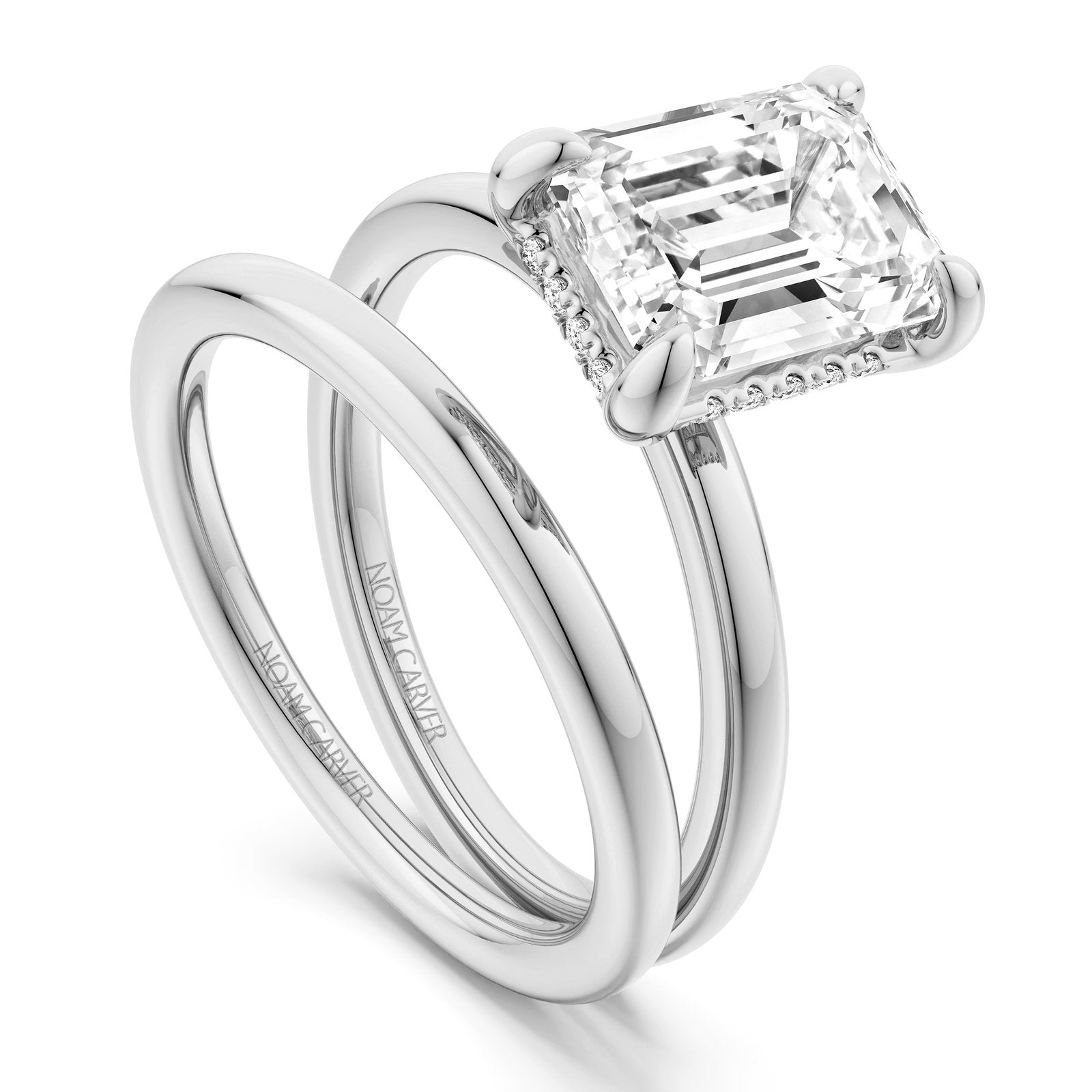 Platinum 950 Noam Carver Engagement Ring