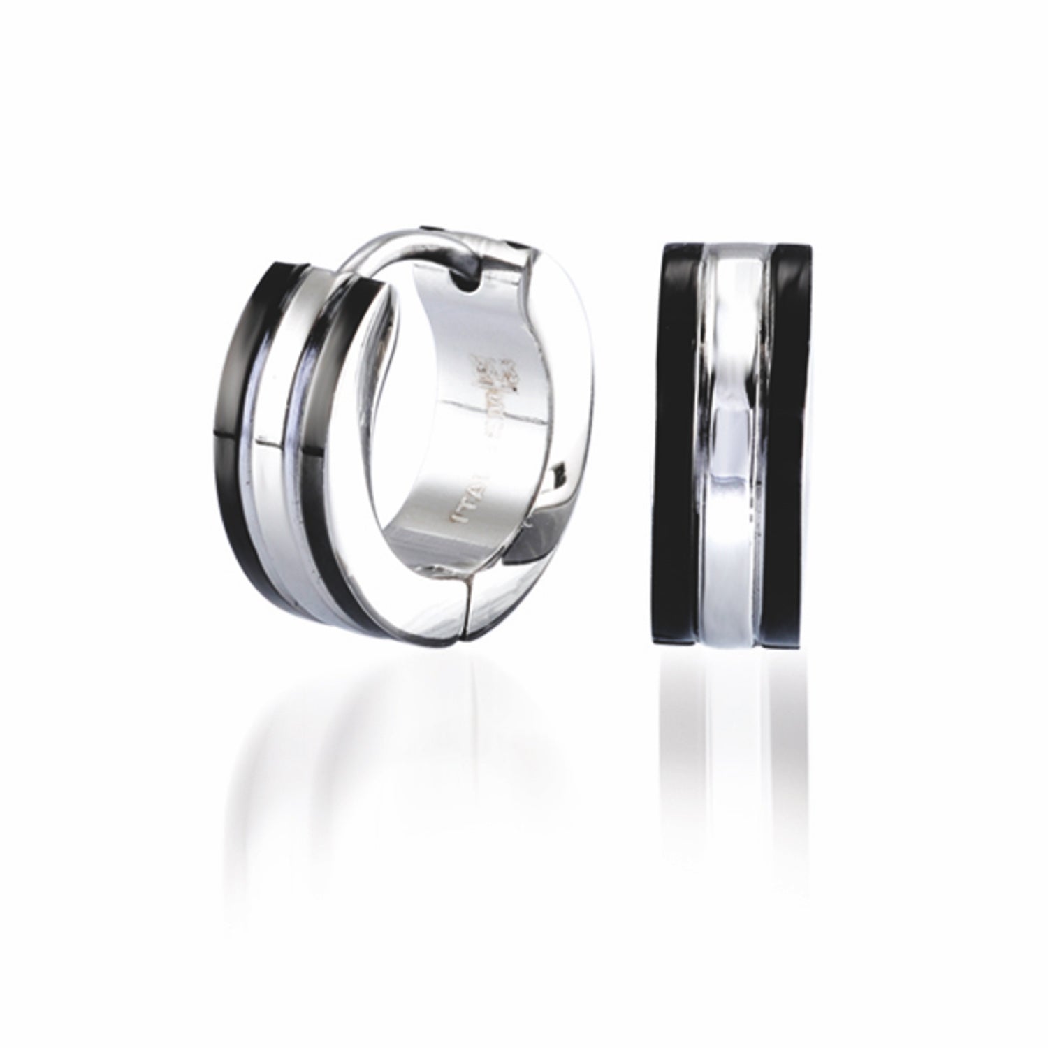 Black Edge Earrings