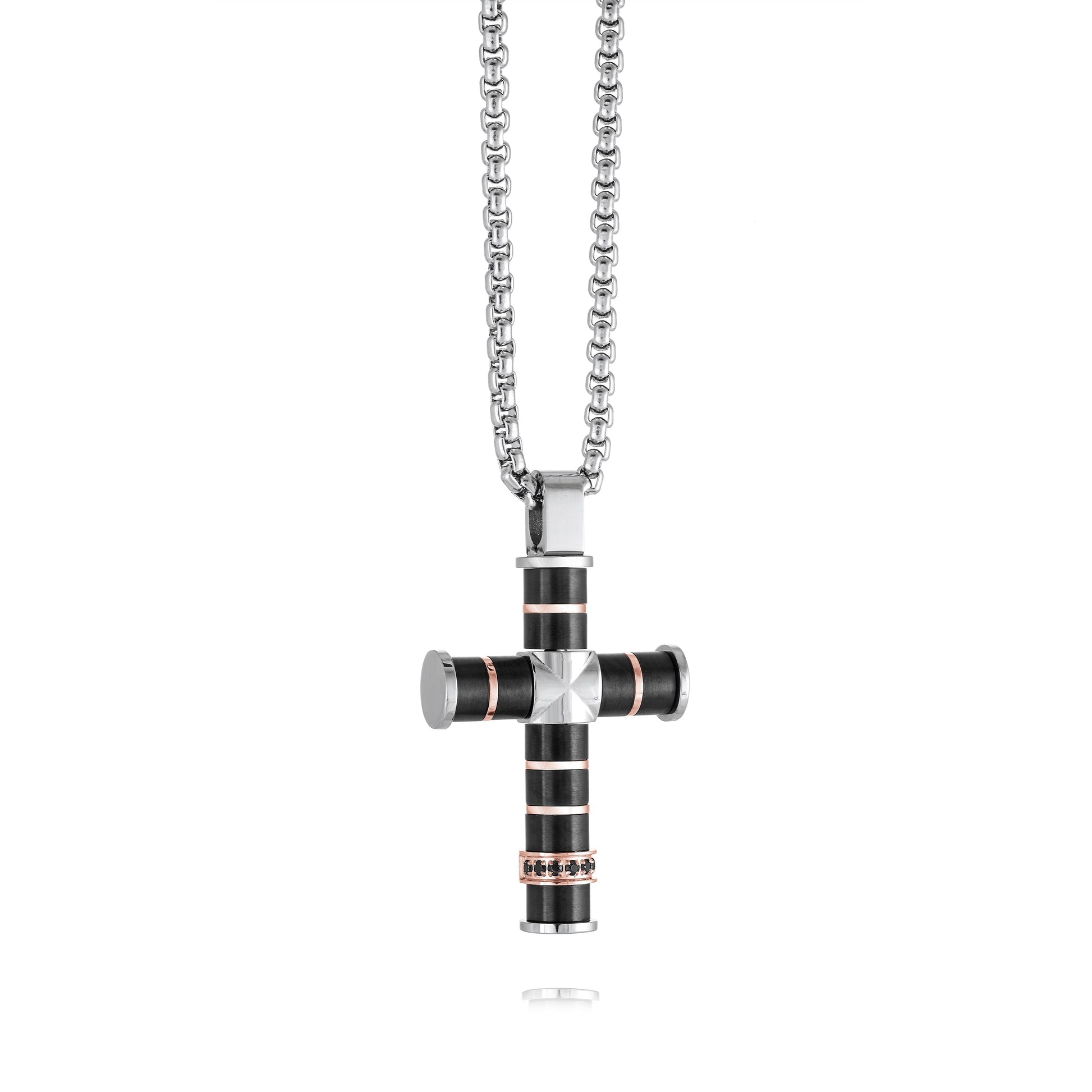 Brushed Cross Pendant