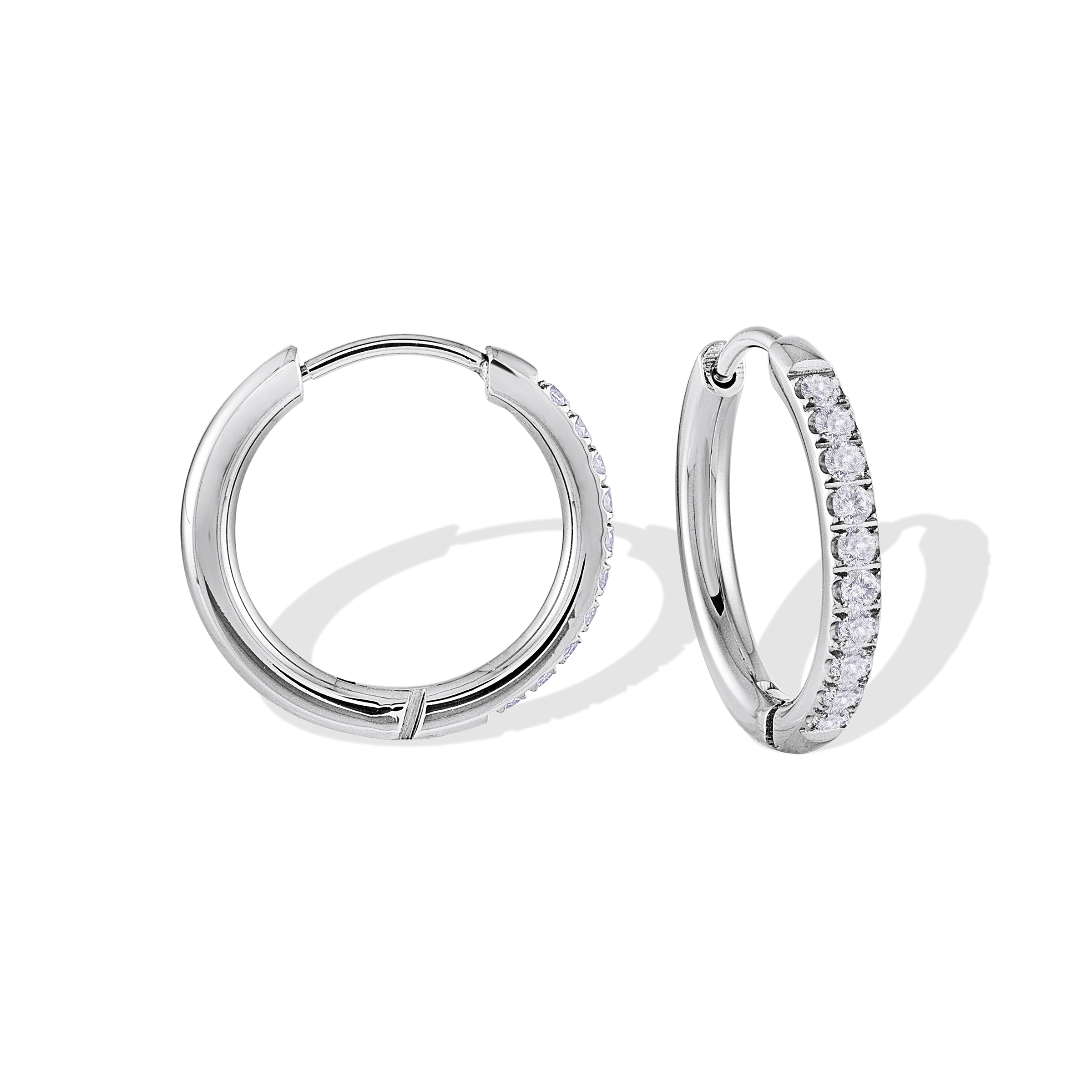 Gemstone Hoops 17.5mm