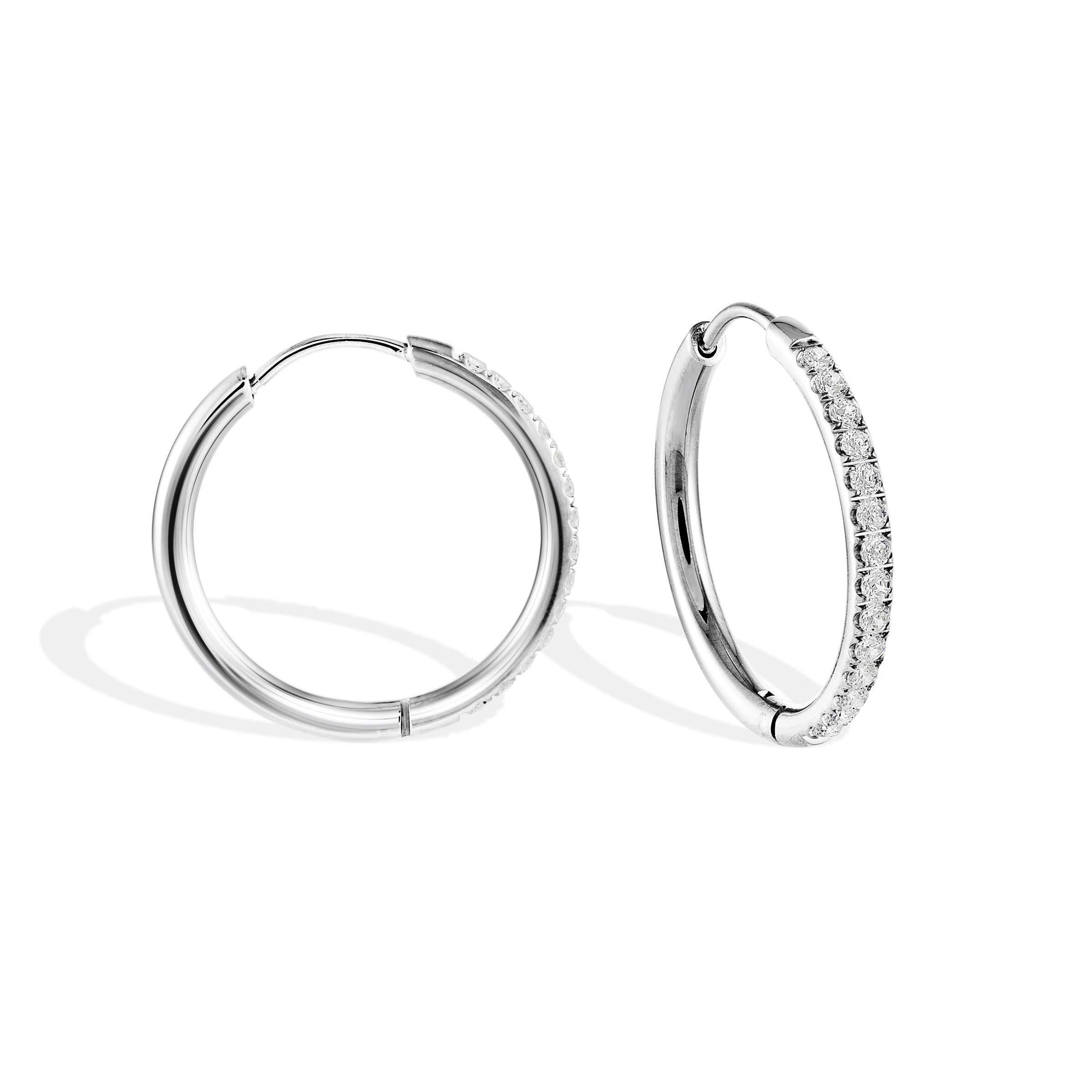 Gemstone Hoops 22mm