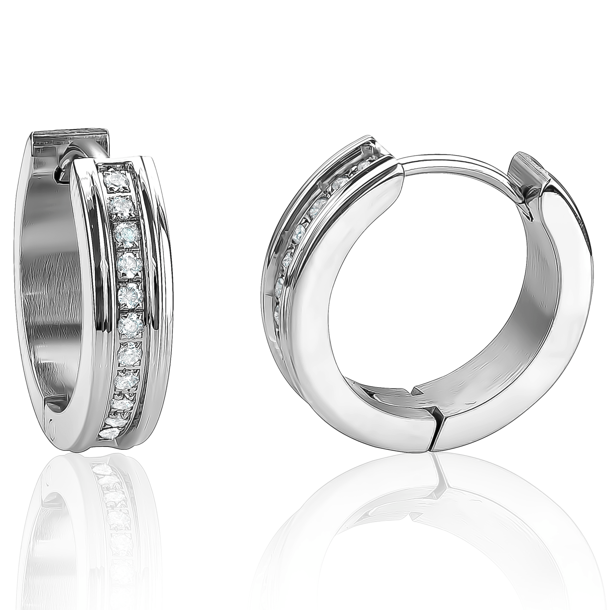 Thin Gem Channel Hoops