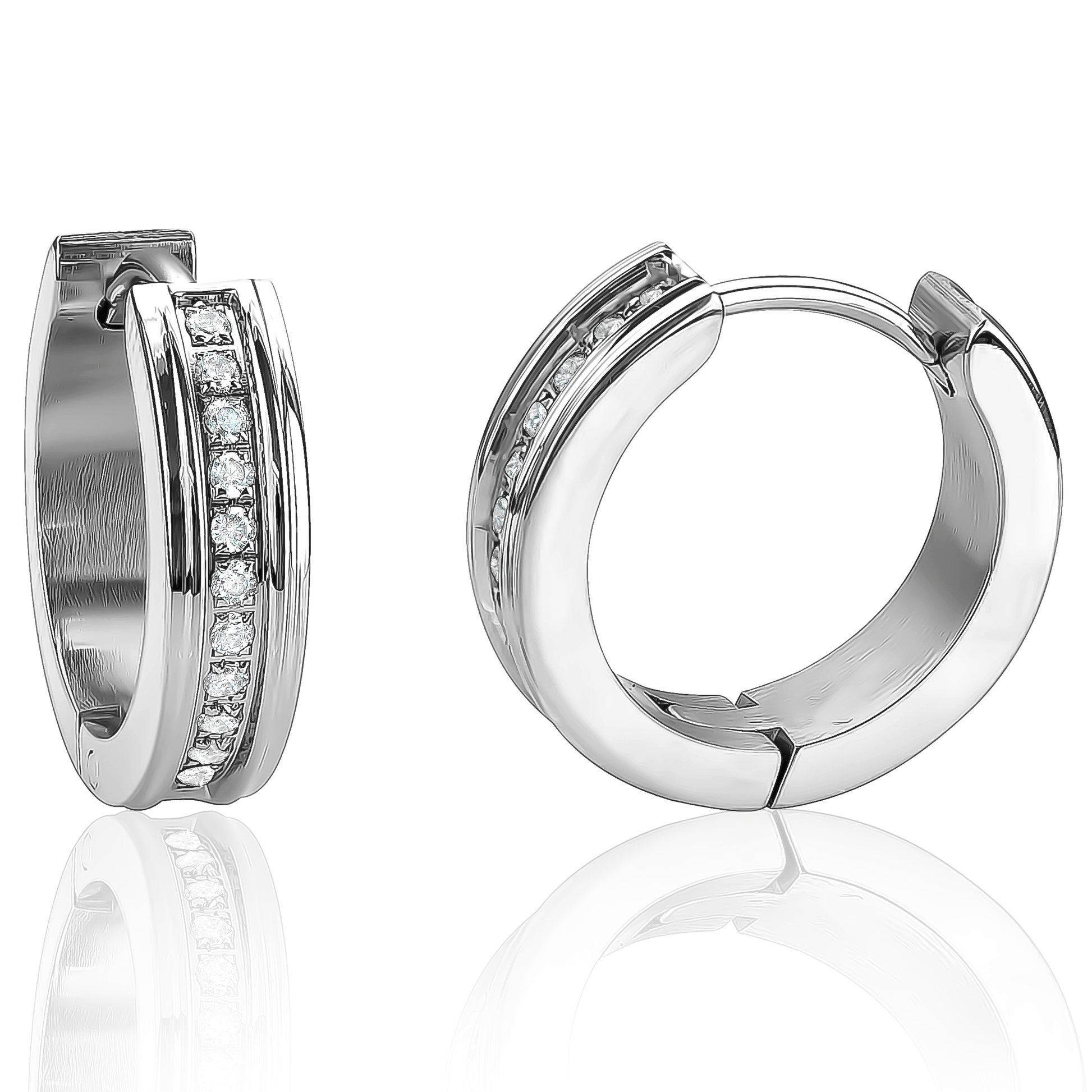 Thin Gem Channel Hoops