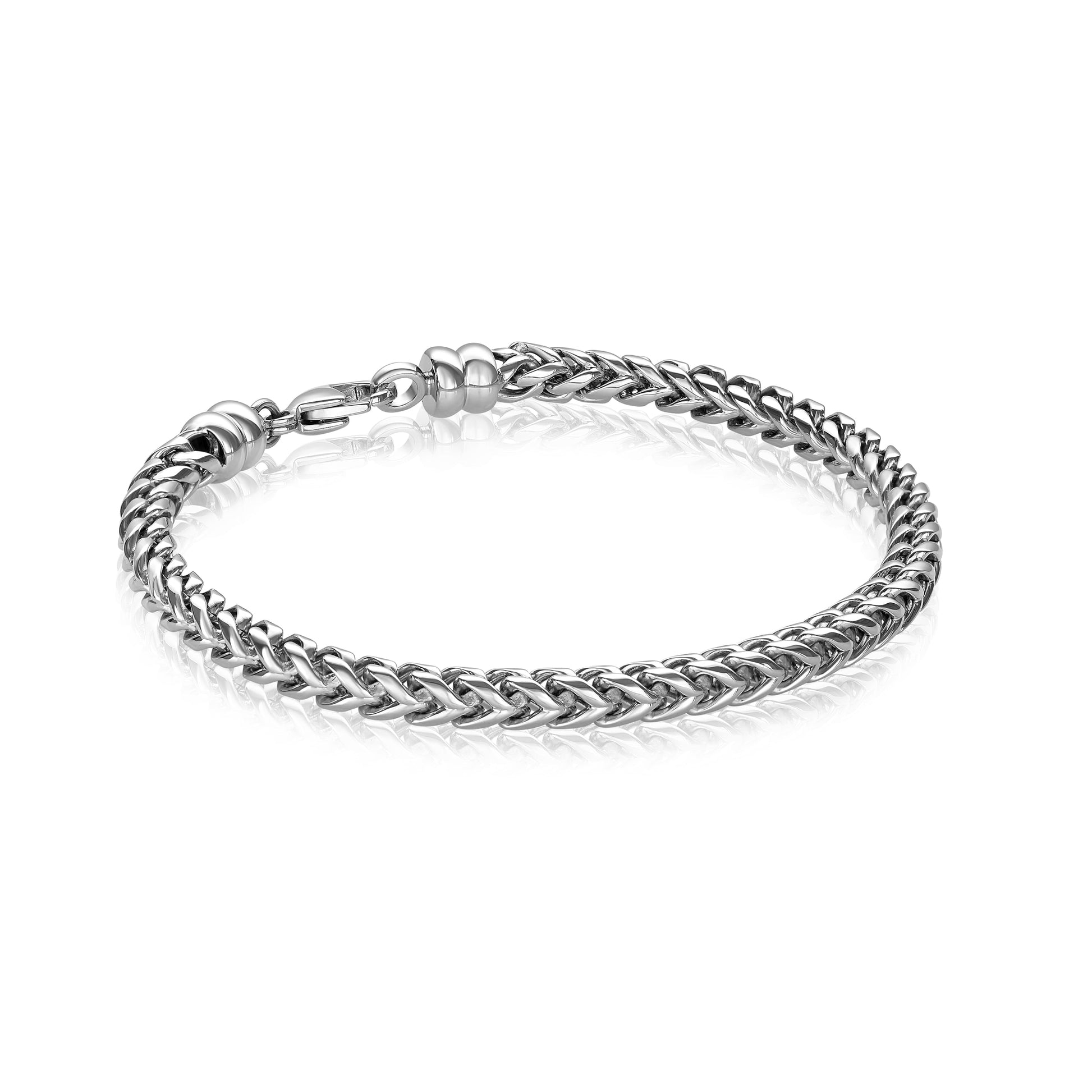 Round Franco Link Bracelet 6mm