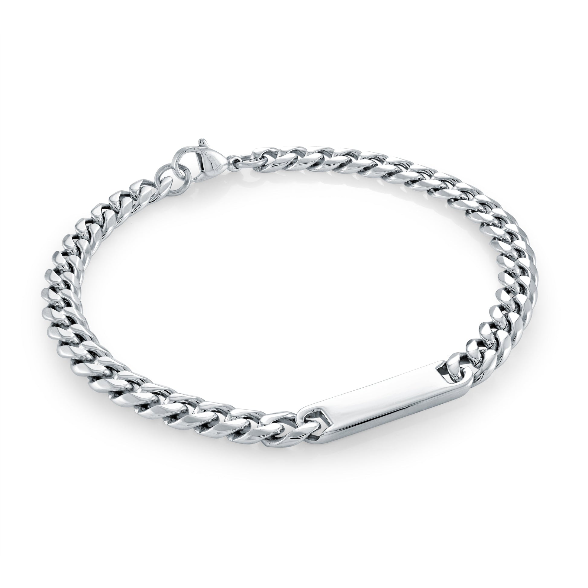 Engravable Curb Bracelet 6mm