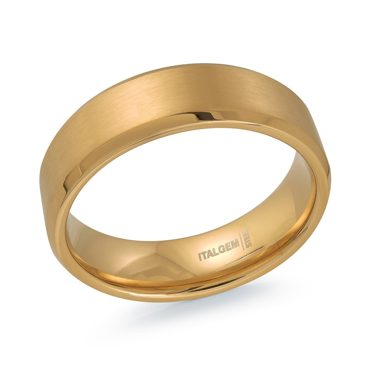 Beveled Steel Ring 6.5mm