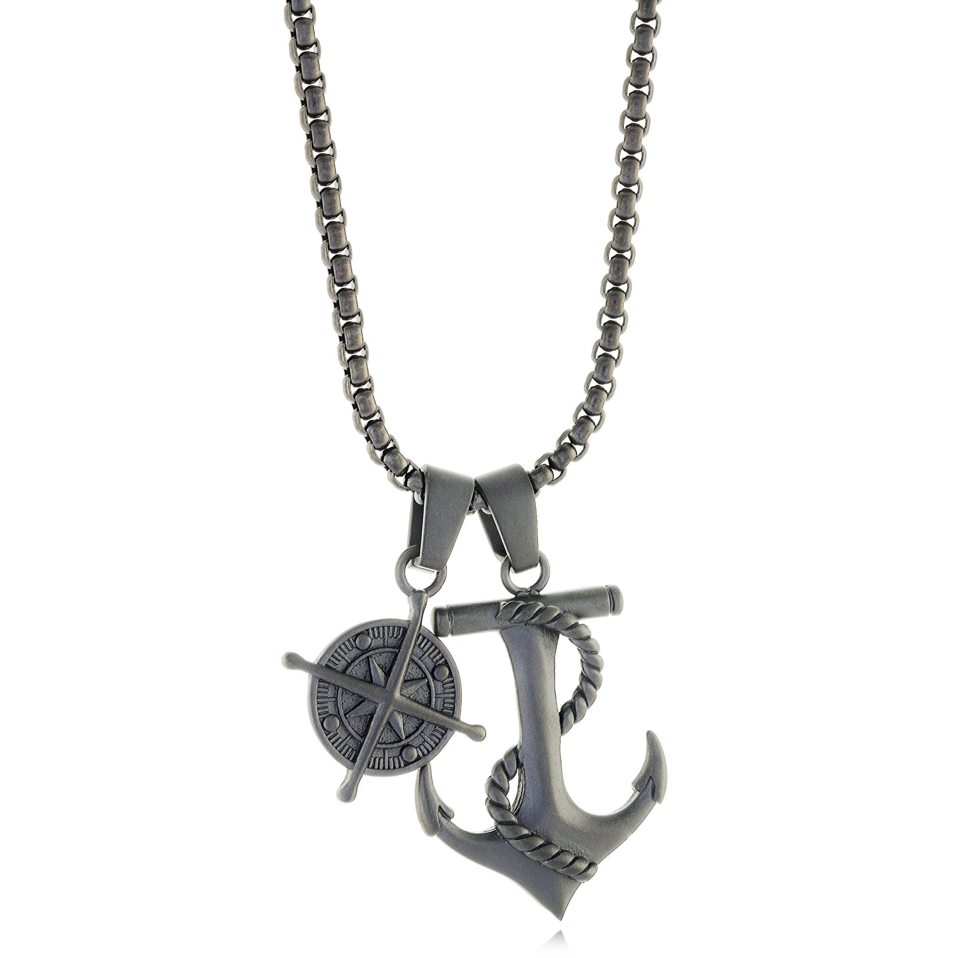 Anchor & Compass Pendant