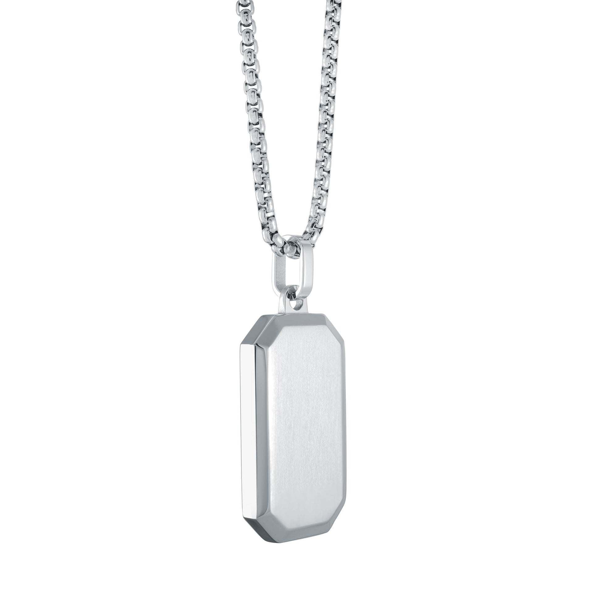 Octagon Dogtag Pendant